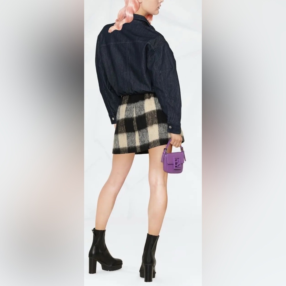 MICHAEL KORS‎  Cropped Deni Jacket Size XL - Picture 2 of 12